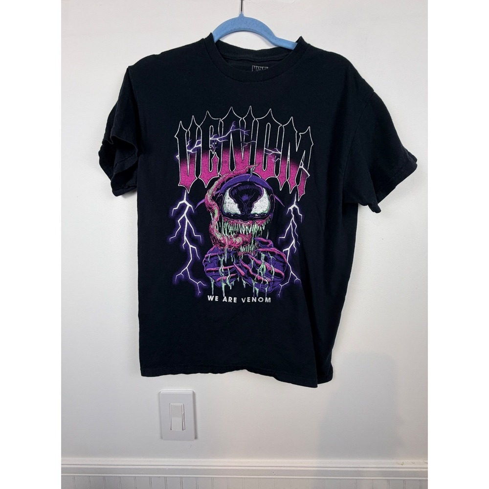 Marvel Venom Graphic T-Shirt‎ Mens Small Black We Are Venom Marvel Comics Tee